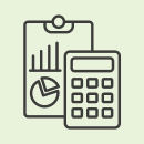 Icon Erstellung von Investitionsrechnungen